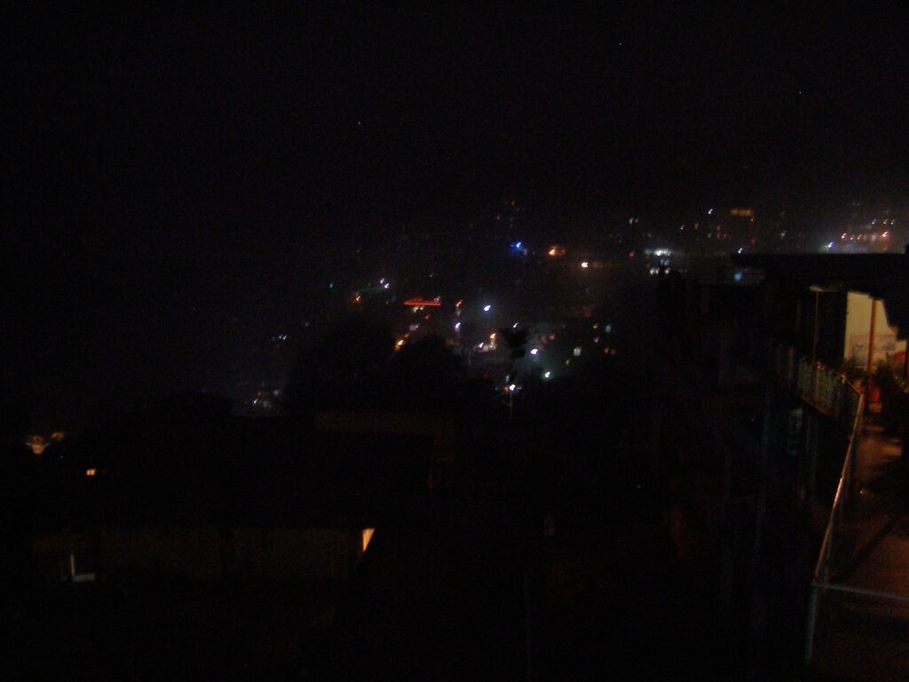 Mcleod Ganj has no power!