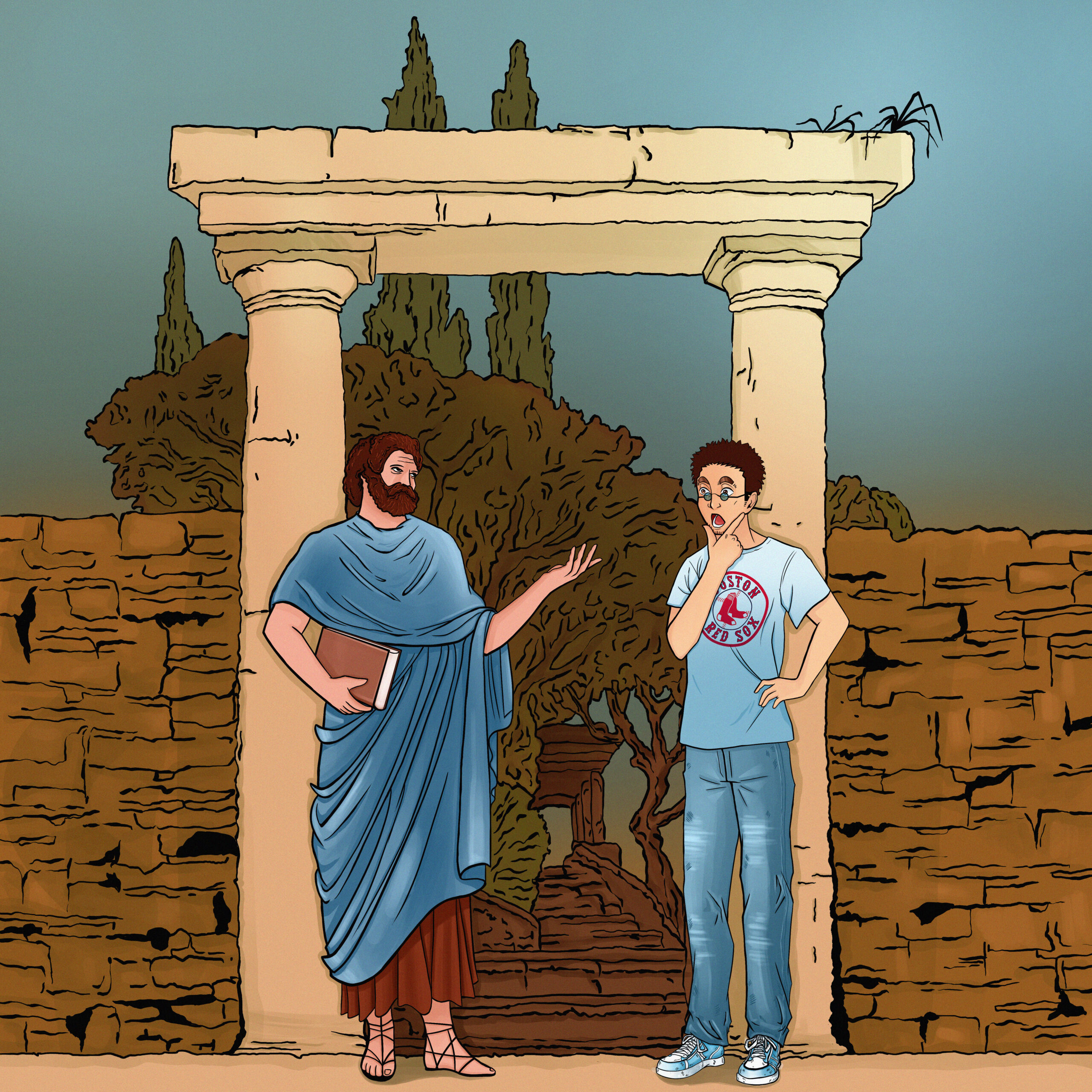 Aristotle! Give me my half back!